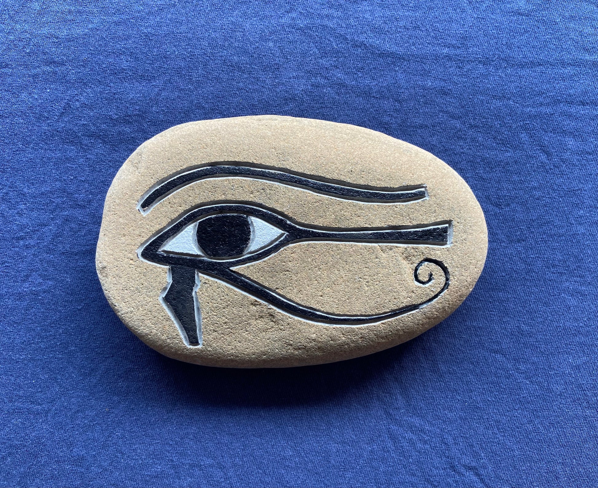 Stone Carved The Eye of Horus