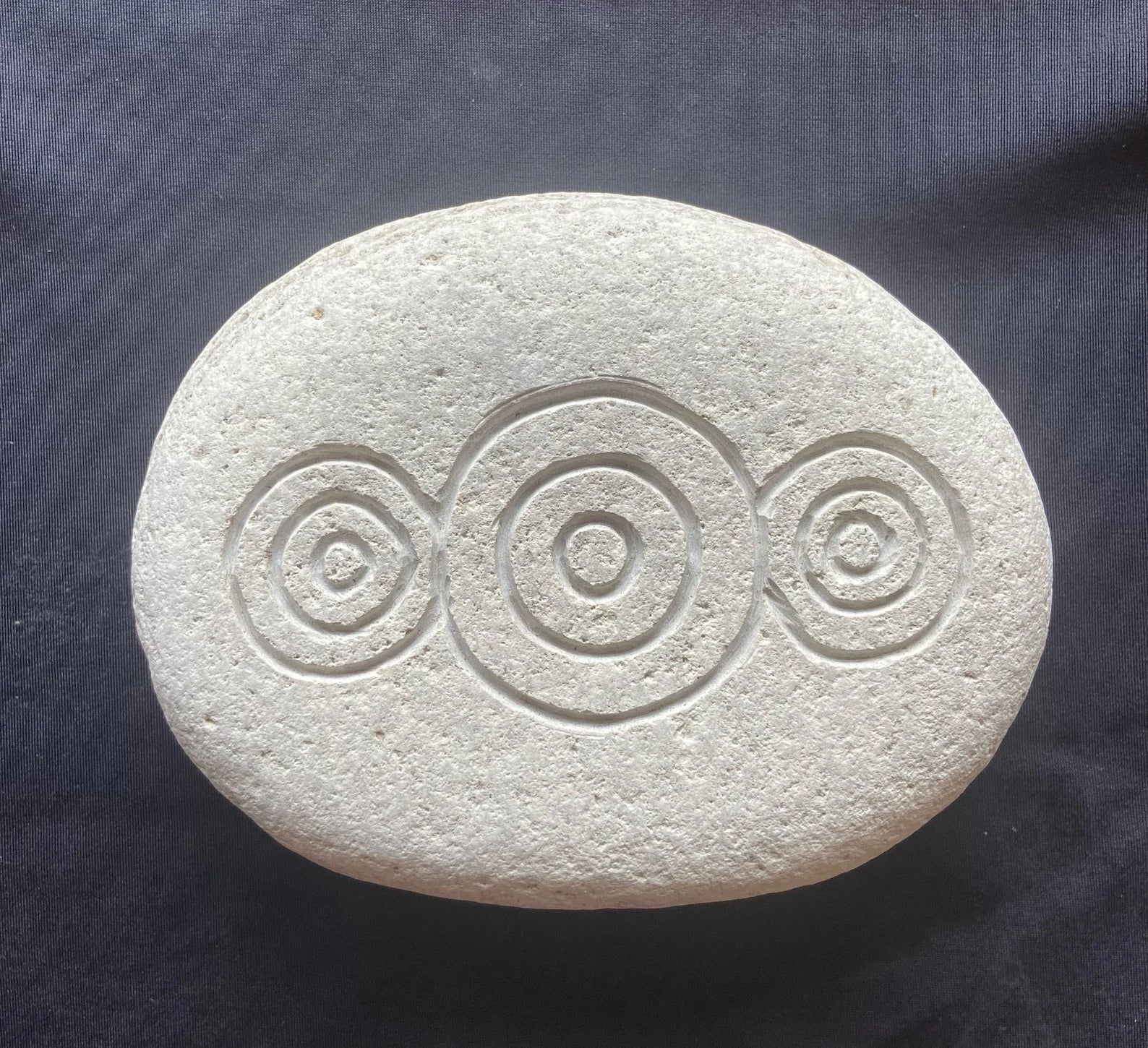 Stone Carved African Luba Symbol