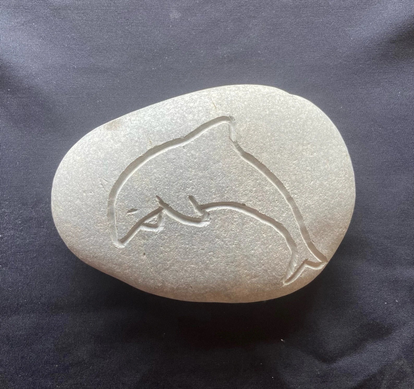 Stone Carved Dolphin