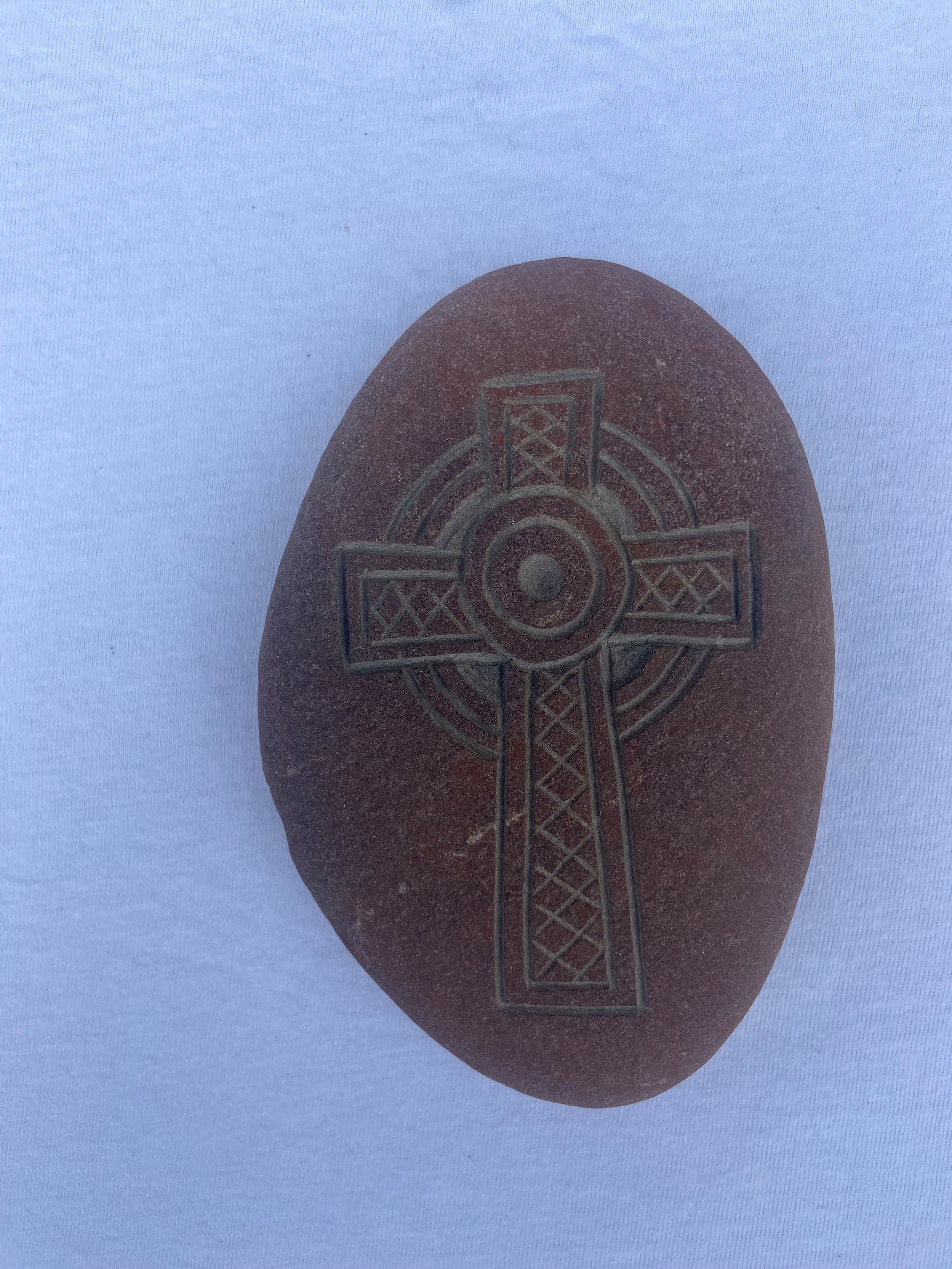 Stone Carved Celtic Cross