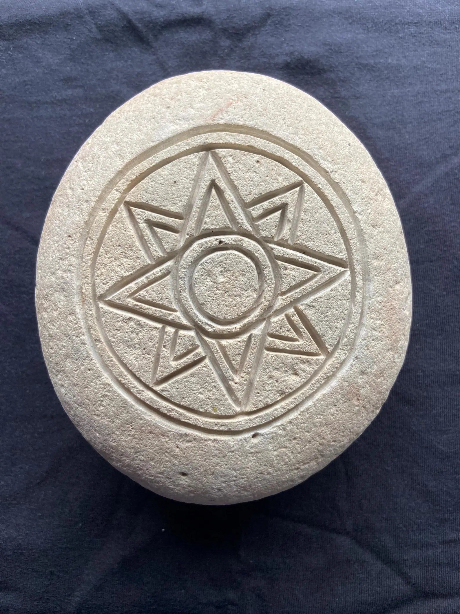 Stone Carved Lakota Symbol of Hope and Balance