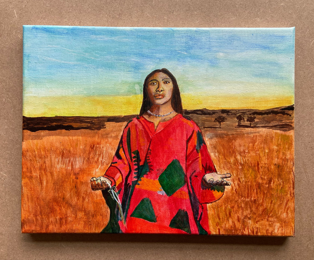 Morning Prayer (acrylic painting)