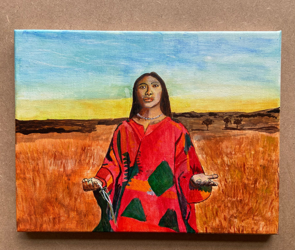 Morning Prayer (acrylic painting)