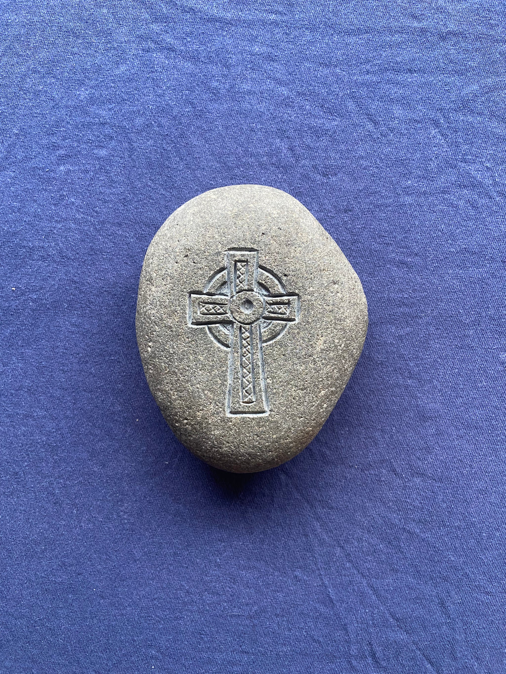 Stone Carved Celtic Cross