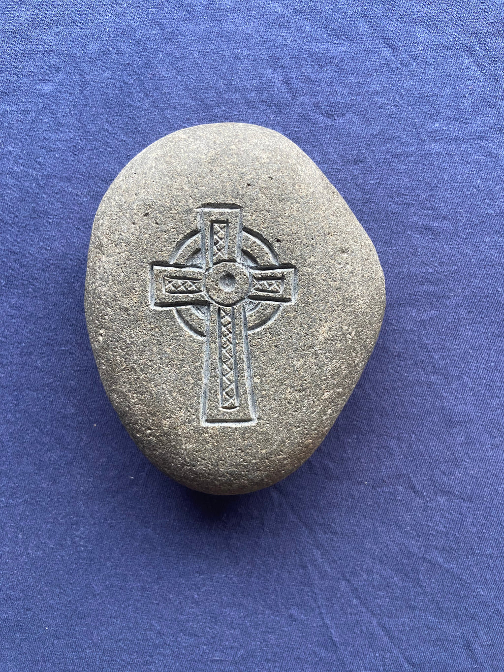Stone Carved Celtic Cross